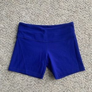 LuluLemon Blue Groove Reversible Biker Short
